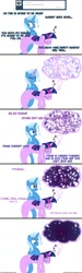 Size: 1050x3500 | Tagged: artist:navitaserussirus, asktwixiegenies, breakup, crying, derpibooru import, feels, female, lesbian, nightmare, sad, safe, shipping, telepathy, trixie, twilight sparkle, twixie