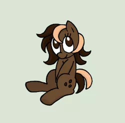 Size: 400x393 | Tagged: safe, artist:manulis, derpibooru import, oc, unofficial characters only, coffee pony, earth pony, pony, female, looking at you, looking up, mare, simple background, sitting, smiling, solo