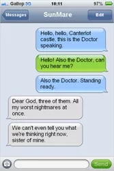 Size: 482x722 | Tagged: day of the doctor, derpibooru import, doctor who, doctor whooves, imessage, meme, princess celestia, princess luna, safe, text, texts from ponies, time turner