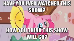 Size: 1280x720 | Tagged: derpibooru import, fourth wall, homestar runner, image macro, meme, pinkie pie, safe, sweet cuppin cakes