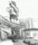 Size: 1103x1328 | Tagged: safe, artist:alloyrabbit, derpibooru import, sweetie belle, human, bus, car, child, city, destruction, female, giantess, grayscale, humanized, image, jpeg, lolicon, macro, monochrome, solo, train, underage, wavy mouth, worried, young