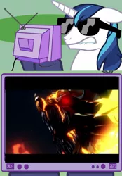 Size: 897x1290 | Tagged: derpibooru import, exploitable meme, garo, garo anime, meme, obligatory pony, safe, shining armor, tv meme