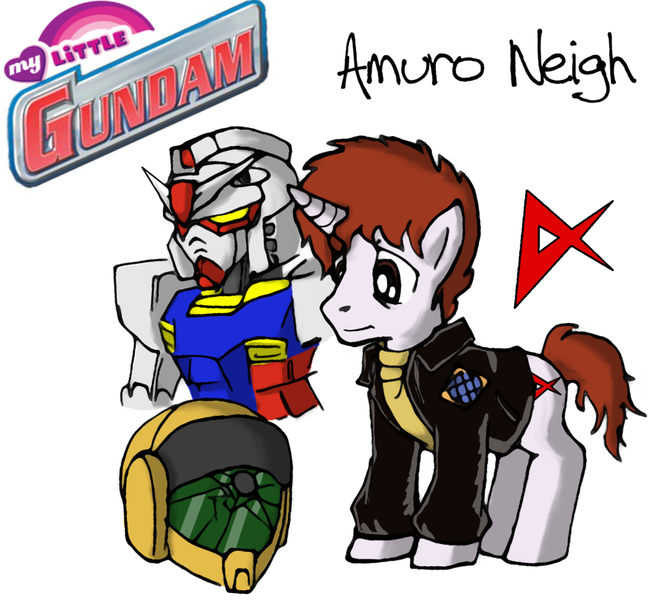 Size: 1024x921 | Tagged: amuro ray, artist:blayaden, derpibooru import, gundam, mecha, mobile suit, mobile suit gundam, ponified, safe