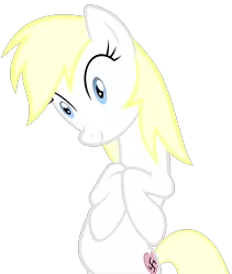 Size: 1679x1994 | Tagged: artist:accu, crazy face, crazy mares, cute, derpibooru import, edit, female, inkscape, nazi, oc, oc:aryanne, safe, simple background, smiling, solo, svg, swastika, transparent background, unofficial characters only, vector