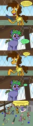 Size: 1280x4800 | Tagged: artist:grandpalove, ask trixie and cheese, cheese sandwich, clams, crossover, derpibooru import, fluttershy, foal, krusty krab, oc, parody, safe, spongebob squarepants, trixie