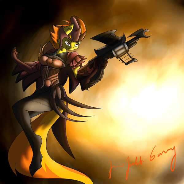 Size: 3000x3000 | Tagged: anthro, artist:jamesjackobgermany, derpibooru import, league of legends, quinn, safe, solo, spitfire