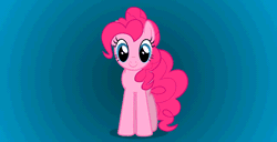 Size: 1280x656 | Tagged: animated, artist:tiredbrony, cropped, derpibooru import, flash, pinkie pie, puppet rig, safe, simple background, solo, spinning, you spin me right round