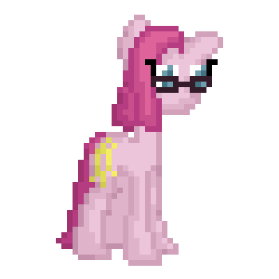 Size: 400x400 | Tagged: artist:frostedwarlock, ask, derpibooru import, diane pie, glasses, pinkie pie, safe, solo, tumblr