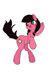 Size: 753x1024 | Tagged: safe, artist:moekonya, derpibooru import, oc, oc:macdolia, unofficial characters only, earth pony, pony, pigtails, solo, time lady, time travel