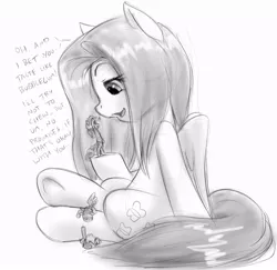 Size: 952x927 | Tagged: suggestive, artist:alloyrabbit, derpibooru import, applejack, fluttershy, pinkie pie, twilight sparkle, twilight sparkle (alicorn), alicorn, earth pony, pegasus, pony, comic:flutters is hunger, female, giantess, grayscale, happy, imminent vore, macro, mare, monochrome