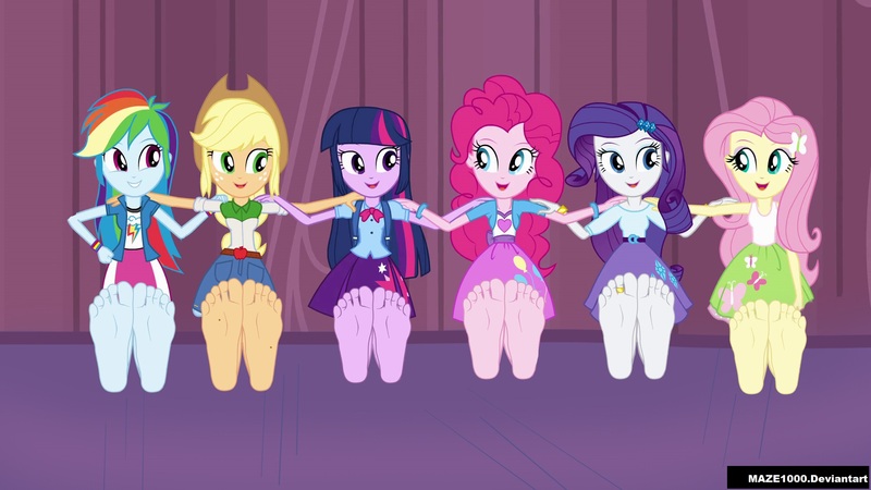 544873 Applejack Artist Maze1000 Barefoot Derpibooru Import Equestria Girls Feet Fluttershy Foot Fetish Foot Focus Pinkie Pie Rainbow Dash Rarity Safe Toe Ring Twilight Sparkle Twibooru