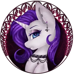 Size: 900x900 | Tagged: artist:leelah-sama, derpibooru import, portrait, rarity, safe, solo