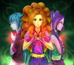 Size: 2508x2220 | Tagged: dead source, safe, artist:mia-doof, derpibooru import, adagio dazzle, aria blaze, sonata dusk, equestria girls, rainbow rocks, gem, necklace, siren gem, the dazzlings