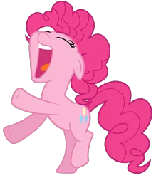 Size: 2800x3200 | Tagged: artist:tomfraggle, derpibooru import, pinkie pie, safe, simple background, solo, the ticket master, transparent background, vector