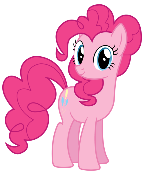 Size: 3000x3600 | Tagged: artist:tomfraggle, derpibooru import, pinkie pie, safe, simple background, solo, transparent background, vector
