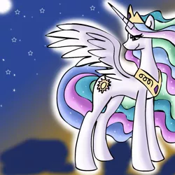 Size: 945x945 | Tagged: artist:mast88, artist:megasweet, derpibooru import, princess celestia, safe, solo