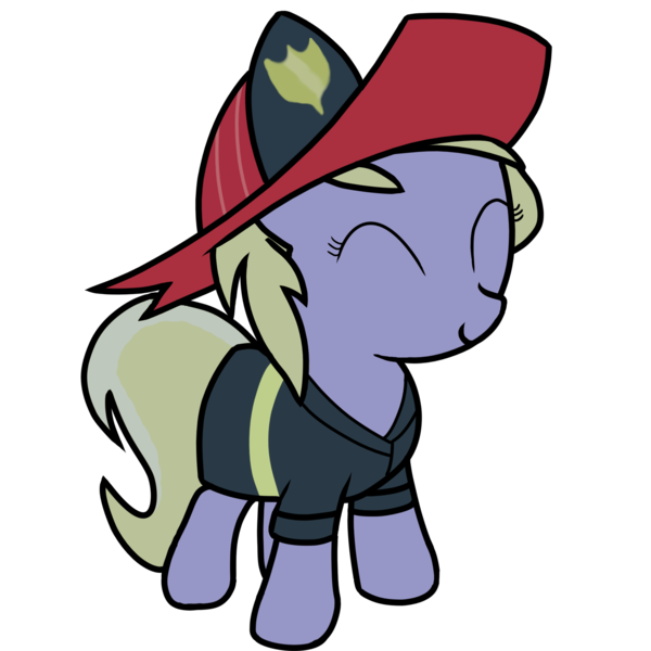 Size: 2000x2000 | Tagged: artist:monopally, clothes, costume, derpibooru import, dinky hooves, firefighter, safe, solo