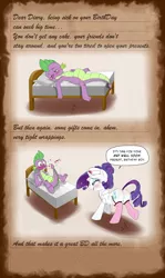 Size: 700x1171 | Tagged: suggestive, artist:pia-sama, derpibooru import, rarity, spike, pony, unicorn, butt blush, female, male, nurse outfit, older, plot, shipping, sparity, straight, tailboner