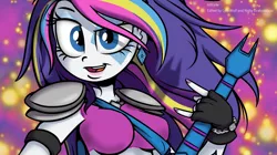 Size: 1280x719 | Tagged: safe, artist:killryde, artist:lyonwolf, derpibooru import, edit, rarity, equestria girls, rainbow rocks, censored, keytar, musical instrument, nail polish, piano, wallpaper