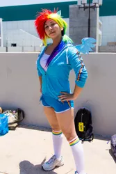 Size: 1067x1600 | Tagged: cosplay, derpibooru import, human, irl, irl human, photo, rainbow dash, safe