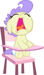 Size: 1024x1738 | Tagged: safe, artist:andreavalentina991, derpibooru import, cream puff, pony, baby, baby pony, crying, filly, foal, simple background, solo, transparent background, vector