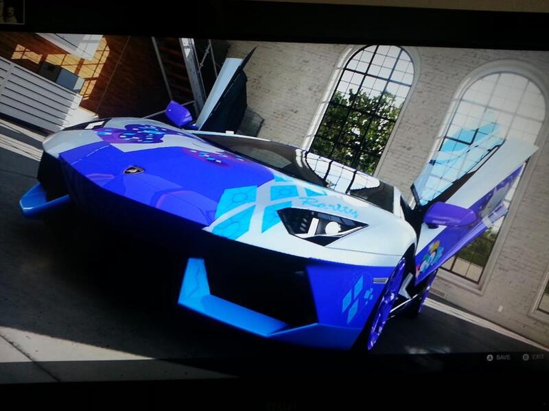 Size: 1024x768 | Tagged: car, derpibooru import, forza motorsport 5, lamborghini, lamborghini aventador, rarity, safe