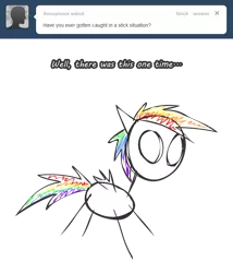 Size: 660x770 | Tagged: artist:lazy, ask, ask dashed rainbow, derpibooru import, rainbow dash, safe, solo, tumblr