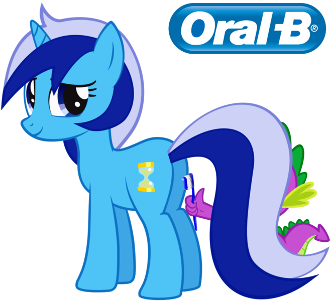 Size: 1206x1098 | Tagged: artist:juniberries, derpibooru import, edit, eyes on the prize, female, flank, foalcon, from behind, love, male, minuette, oral, plot, shipping, show accurate, simple background, spigate, spike, straight, suggestive, toothbrush, toothpaste, transparent background, vector