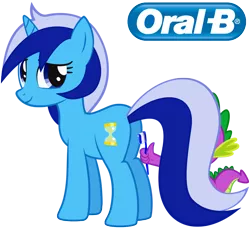 Size: 1206x1098 | Tagged: artist:juniberries, derpibooru import, edit, eyes on the prize, female, flank, foalcon, from behind, love, male, minuette, oral, plot, shipping, show accurate, simple background, spigate, spike, straight, suggestive, toothbrush, toothpaste, transparent background, vector
