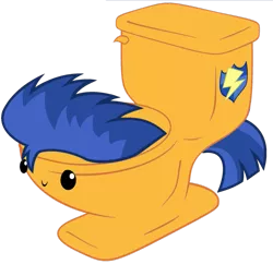 Size: 909x879 | Tagged: safe, artist:peternators, artist:redmagepony, derpibooru import, flash sentry, toilet pony, equestria girls, but why, flush sentry, pun, toilet, toilet humor, visual pun, wat, what has science done