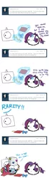 Size: 703x2534 | Tagged: safe, artist:pekou, derpibooru import, rainbow dash, rarity, ask my little chubbies, ask, bow, chubbie, comic, magic, ribbon, tumblr