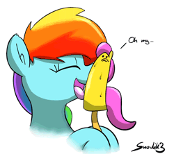 Size: 500x444 | Tagged: animated, artist:snowlik3, derpibooru import, fetish, flutterprey, fluttershy, food pony, i have no mouth and i must scream, inanimate tf, licking, not porn, object pony, original species, ponified, popsicle, rainbow dash, suggestive, vore