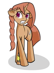 Size: 500x666 | Tagged: artist:jade meteor, derpibooru import, fallout equestria, oc, oc:sierra scorch, pipbuck, safe, solo, stablequest, unofficial characters only