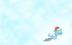 Size: 1680x1050 | Tagged: artist:ex4don, cloud, cloudy, crossed legs, derpibooru import, rainbow dash, safe, sleeping, sleepydash, vector, wallpaper