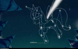 Size: 1920x1200 | Tagged: artist:warepwn3, constellation, derpibooru import, night, princess luna, safe, sky, solo, stars