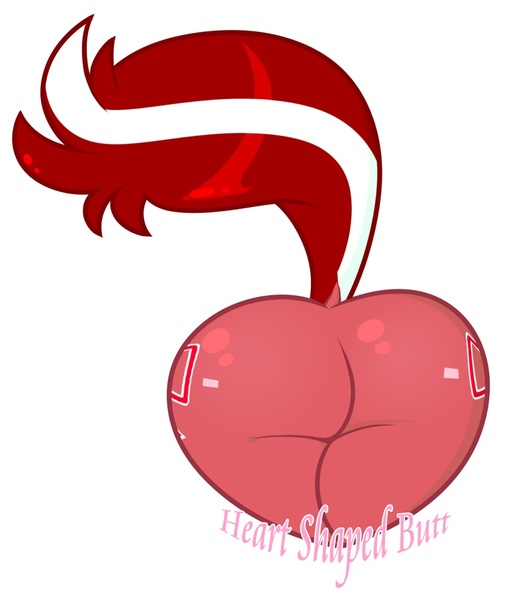 Size: 863x1000 | Tagged: artist needed, derpibooru import, heart butt, oc, oc:red ribbon, plot, questionable, source needed, unofficial characters only