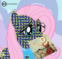 Size: 534x507 | Tagged: album cover, animal collective, disguise, disgusted, feels guy, fluttershy, glasses, /mu/, neutral milk hotel, not salmon, pitchfork, safe, thom yorke, wat, wojak