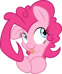 Size: 3200x3835 | Tagged: artist:atmospark, artist:dfectivedvice, colored, derpibooru import, pinkie pie, safe, simple background, solo, transparent background, vector