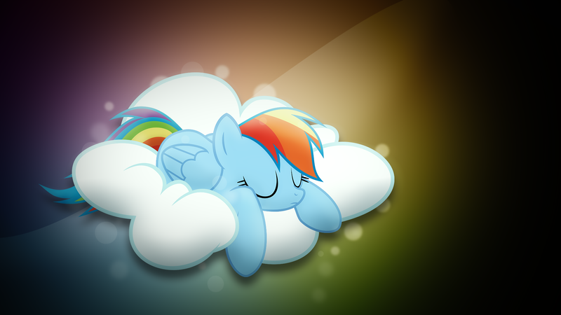 Size: 1920x1080 | Tagged: artist:2bitmarksman, artist:abydos91, artist:jave-the-13, cloud, collaboration, derpibooru import, rainbow dash, safe, sleeping, sleepydash, vector, wallpaper