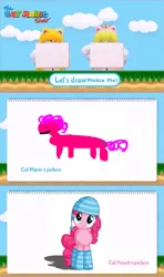 Size: 745x1257 | Tagged: safe, derpibooru import, pinkie pie, cat costume, cat mario, cat peach, clothes, drawing, mario, princess peach, super mario bros., the cat mario show