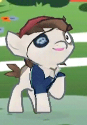 Size: 206x294 | Tagged: safe, derpibooru import, pipsqueak, earth pony, pony, adorable face, animated, colt, cute, dancing, faic, foal, gameloft, male, scary butt fun, solo, squeakabetes