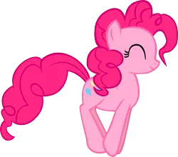 Size: 579x510 | Tagged: safe, artist:tollywoga, derpibooru import, pinkie pie, not a vector, opening, pronking