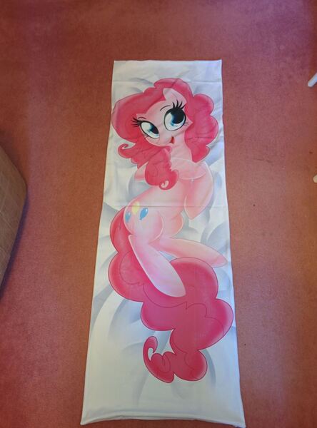 Size: 1515x2048 | Tagged: artist:caakes, artist:nicole gauss, body pillow, derpibooru import, pinkie pie, safe, solo