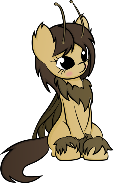 Size: 2959x4757 | Tagged: artist needed, artist:plone, cute, derpibooru import, mothpony, oc, oc:sepia, original species, safe, simple background, solo, transparent background, unofficial characters only, vector