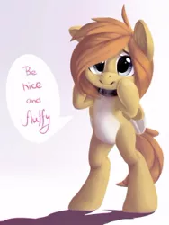 Size: 250x333 | Tagged: safe, artist:locksto, derpibooru import, oc, unofficial characters only, pony, bipedal, c:, cute, looking at you, simple background, smiling, solo, white background