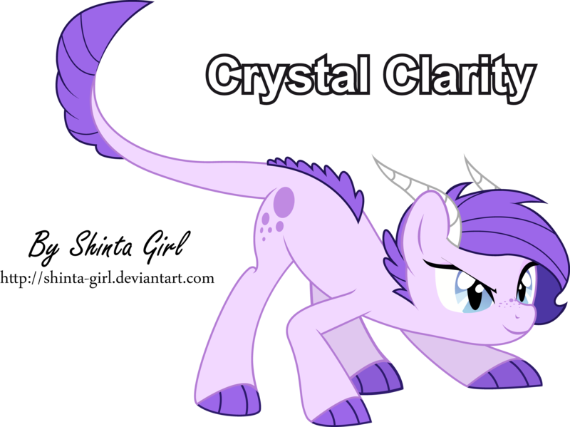 Size: 2831x2118 | Tagged: artist:shinta-girl, crossbreed, derpibooru import, dracony, hybrid, interspecies offspring, kilalaverse, next generation, oc, oc:crystal clarity, offspring, parent:rarity, parent:spike, parents:sparity, safe, simple background, solo, transparent background, unofficial characters only