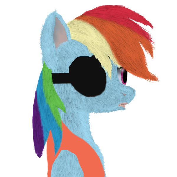 Size: 1000x1000 | Tagged: artist:fonypan, derpibooru import, edit, pirate, pirate dash, portrait, pouting, rainbow dash, safe, solo