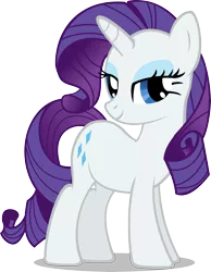 Size: 4584x5913 | Tagged: safe, artist:drewdini, derpibooru import, rarity, pony, unicorn, absurd resolution, bedroom eyes, female, lidded eyes, looking at you, mare, simple background, solo, transparent background, vector