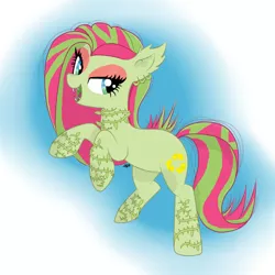 Size: 2000x2000 | Tagged: artist:ladypurrfect, derpibooru import, monster high, ponified, safe, solo, venus mcflytrap