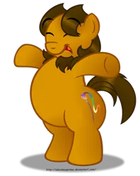 Size: 1024x1295 | Tagged: aleximusbetes, arms wide open, artist:aleximusprime, belly, chubby, cute, derpibooru import, happy, hug, oc, oc:alex the chubby pony, plump, ponysona, safe, simple background, solo, transparent background, unofficial characters only